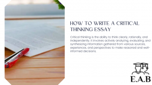 critical thinking essay