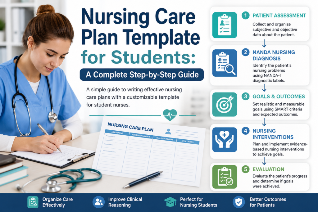 nursing care plan template for students